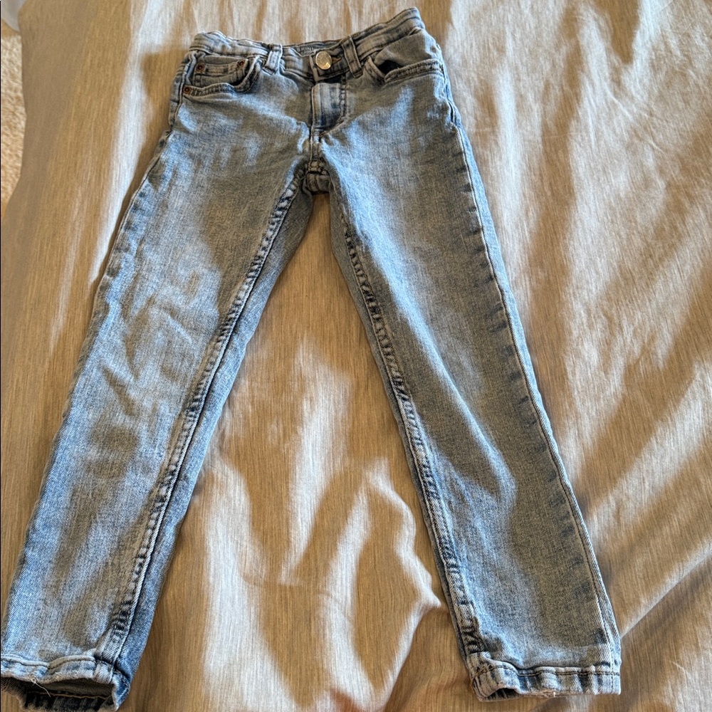 Zara Light Blue Skinny Fit Jeans